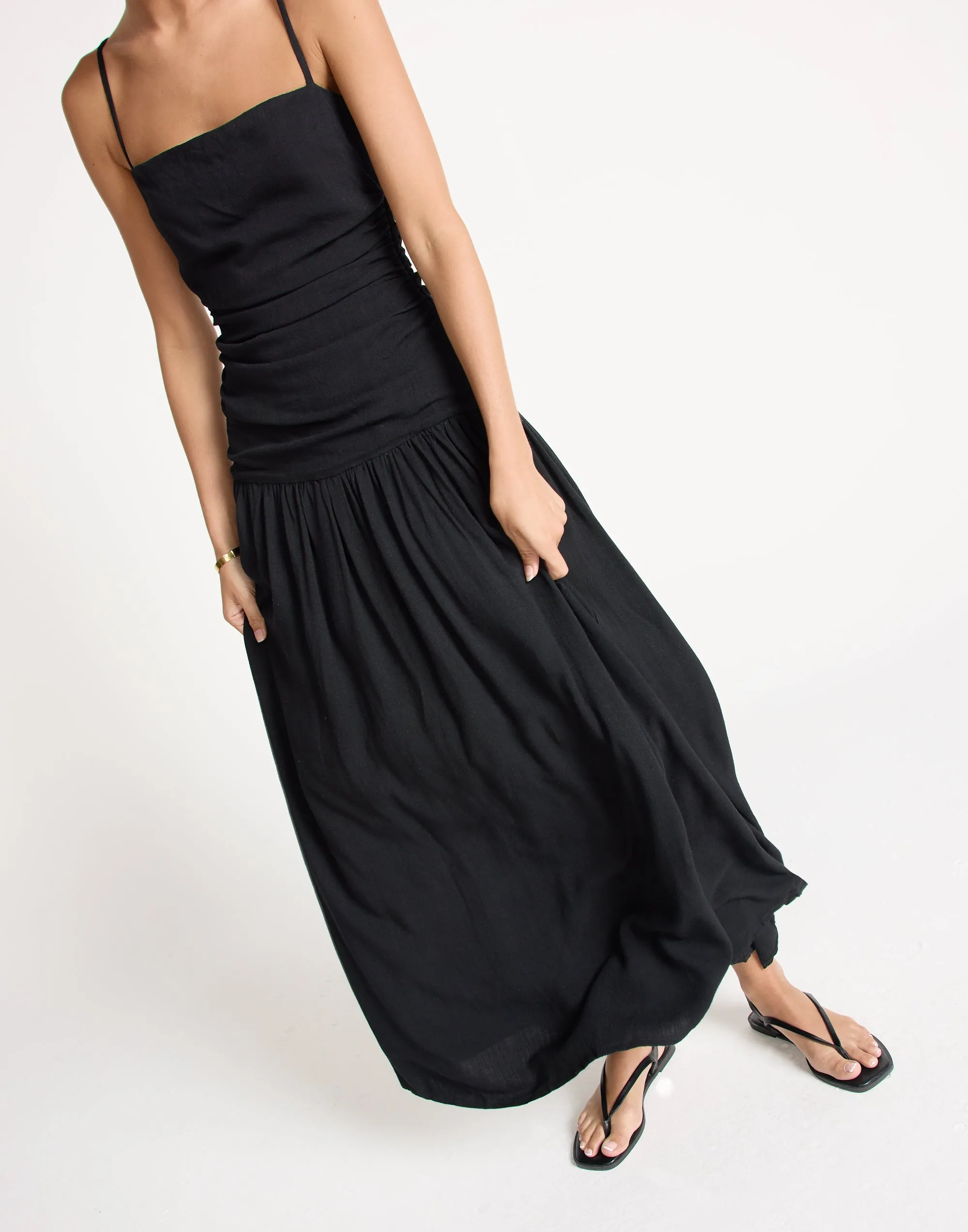 Yaelle Sandals (Black) - By Billini